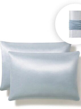 PJ Harlow Standard-Size Pillowcase Set (Morning Blue)